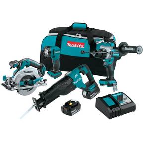 18V LXT Li-Ion 4 Pc. Combo Kit XPH14Z XRJ05Z XSH03Z DML815