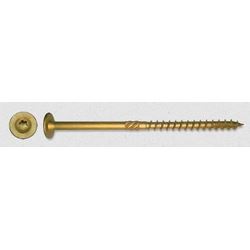 1/4&quot;x2-1/2&quot; BRONZE STAR-TRS SKT11 COATED LEDGER SCREW 