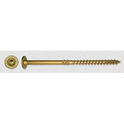 1/4&quot;x4&quot; BRONZE STAR-TRS SKT11 COATED LEDGER SCREW 