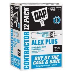 Alex Plus 10.1 oz. Clear Acrylic Latex Caulk Plus