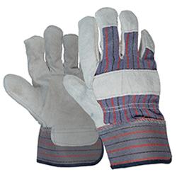 CANVAS GLOVE w/LEATHER-PALM (12/BX)