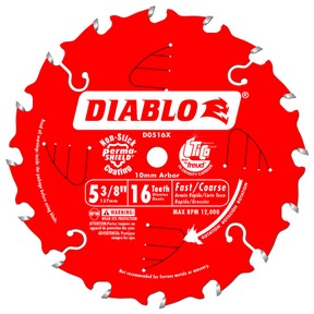 5-3/8&quot; 16T ATB 10mm Trim Saw Blade