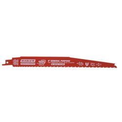 9&quot;x1&quot; 8/14TPI Recip Bld: METAL NAIL-EMBEDED WOOD PLASTIC 25PK