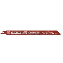 9&quot;x1&quot; Carbide Grit Recip Blade: CAST IRON FIBER CEMENT