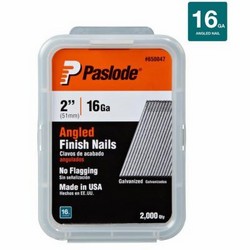 2-1/2&quot; 16ga GAL ANG FIN NL(2M)  6/CS