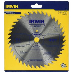 7-1/4&quot; 40T STEEL CIRCULAR SAW  BLADE TRIM FINISH