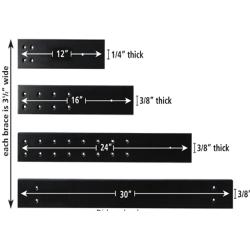 16&quot; Heavy Duty Stealth SpeedBrace Black