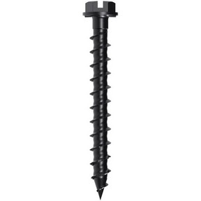 1/4&quot;x1-3/4&quot; HWH Titen Turbo Concrete Screw Anchor Black(1C